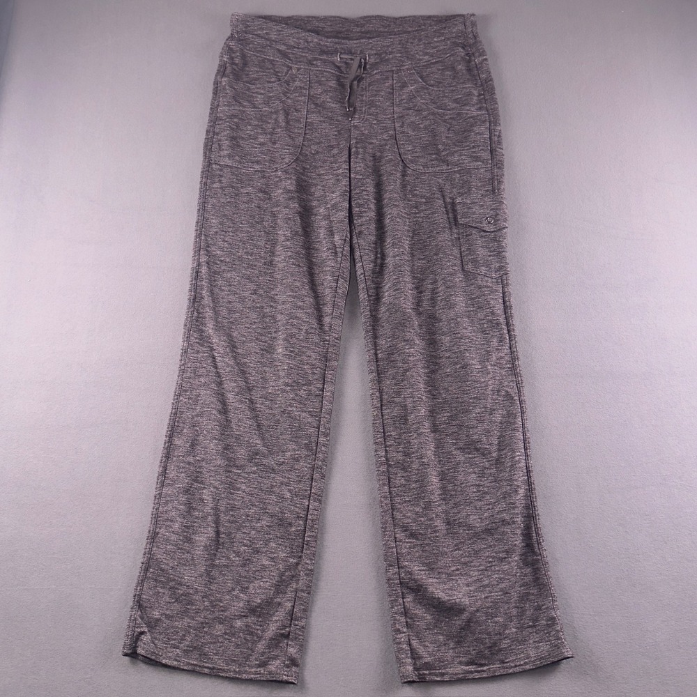 Kuhl Women Charcoal Heather Gray Straight Leg Cargo Hiking Pants Size 14 REG